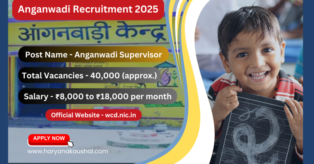 Anganwadi Recruitment 2025